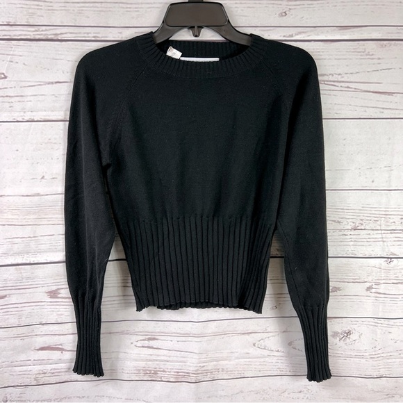 Cathrine Hammel Sweaters - CATHRINE Hammel classic knit long sleeve merino wool sweater Sz M